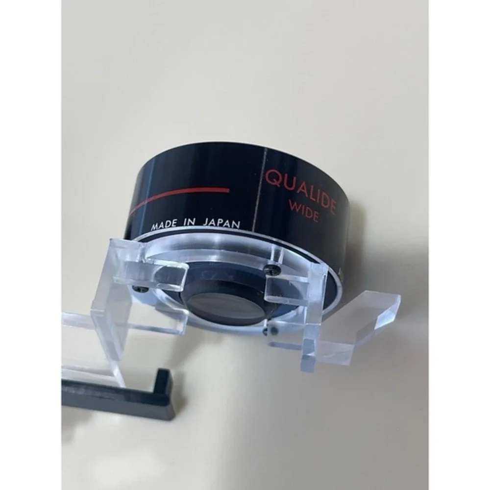 Qualide Auxiliary Telephoto and Wide Angle Lens Set with Case Made in Japan